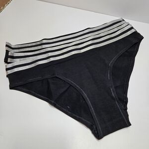 Danish Endurance Black and Silver Womens Hipster 3 Pack Underwear Size XL
